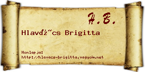 Hlavács Brigitta névjegykártya